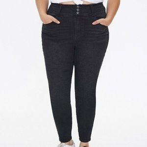 Plus size curvy-fit skinny jeans